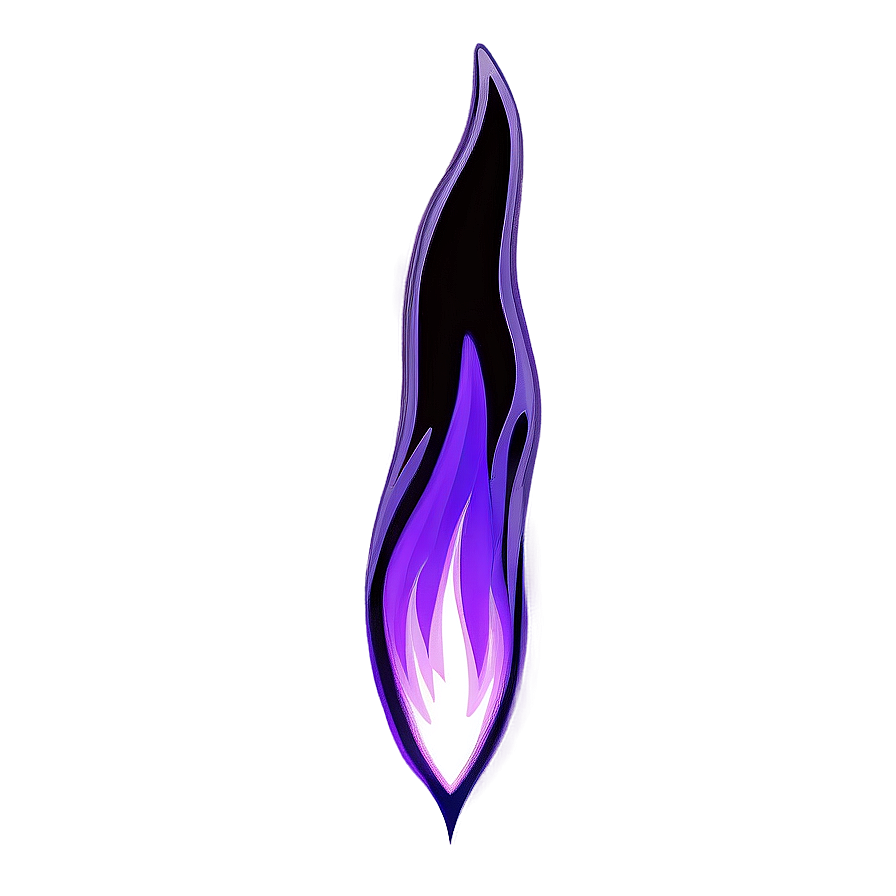 Intense Purple Flame Png Fjx