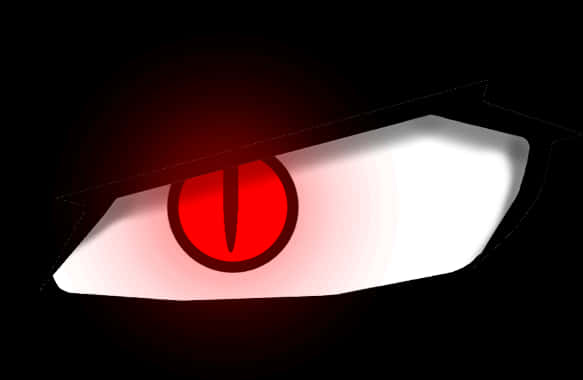 Intense Red Eye Illustration