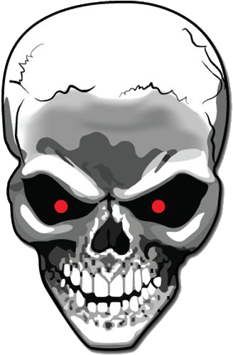 Intense Skull Graphic