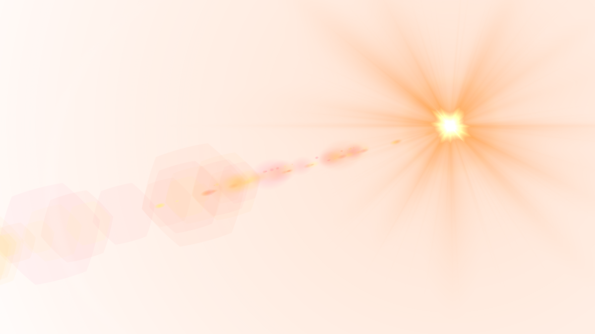 Side Yellow Lens Flare Png Image - Sun Flare Png PNG with transparent background