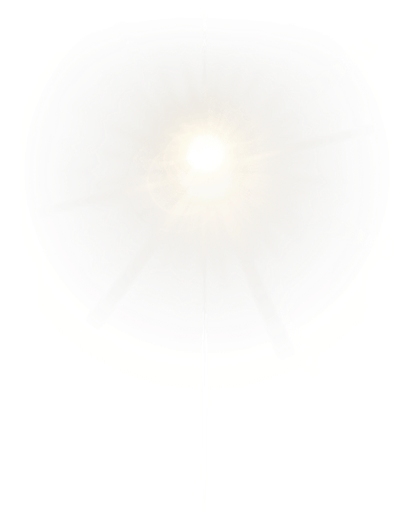 Intense White Lens Flare Graphic