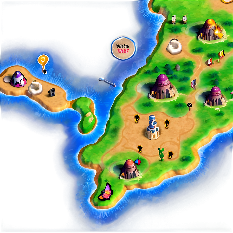 Interactive Game Map Png Bgu