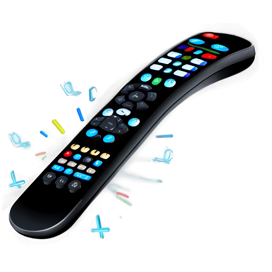 Interactive Tv Remote Drawing Png 06122024