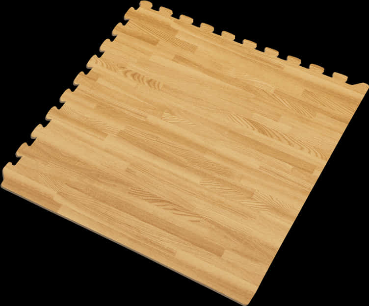 Interlocking Wood Floor Mat PNG with transparent background