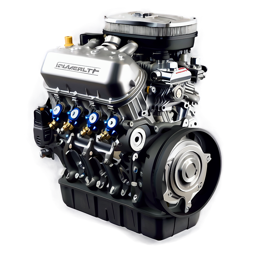 Internal Combustion Car Engine Png 10