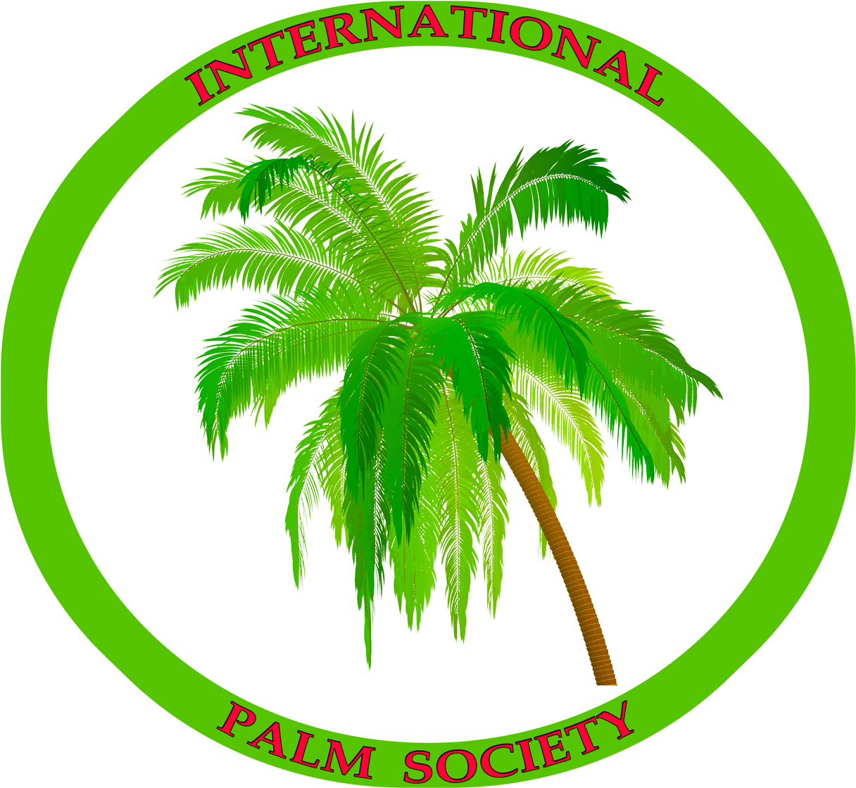 International Palm Society Logo PNG image with a transparent background, free high-resolution download