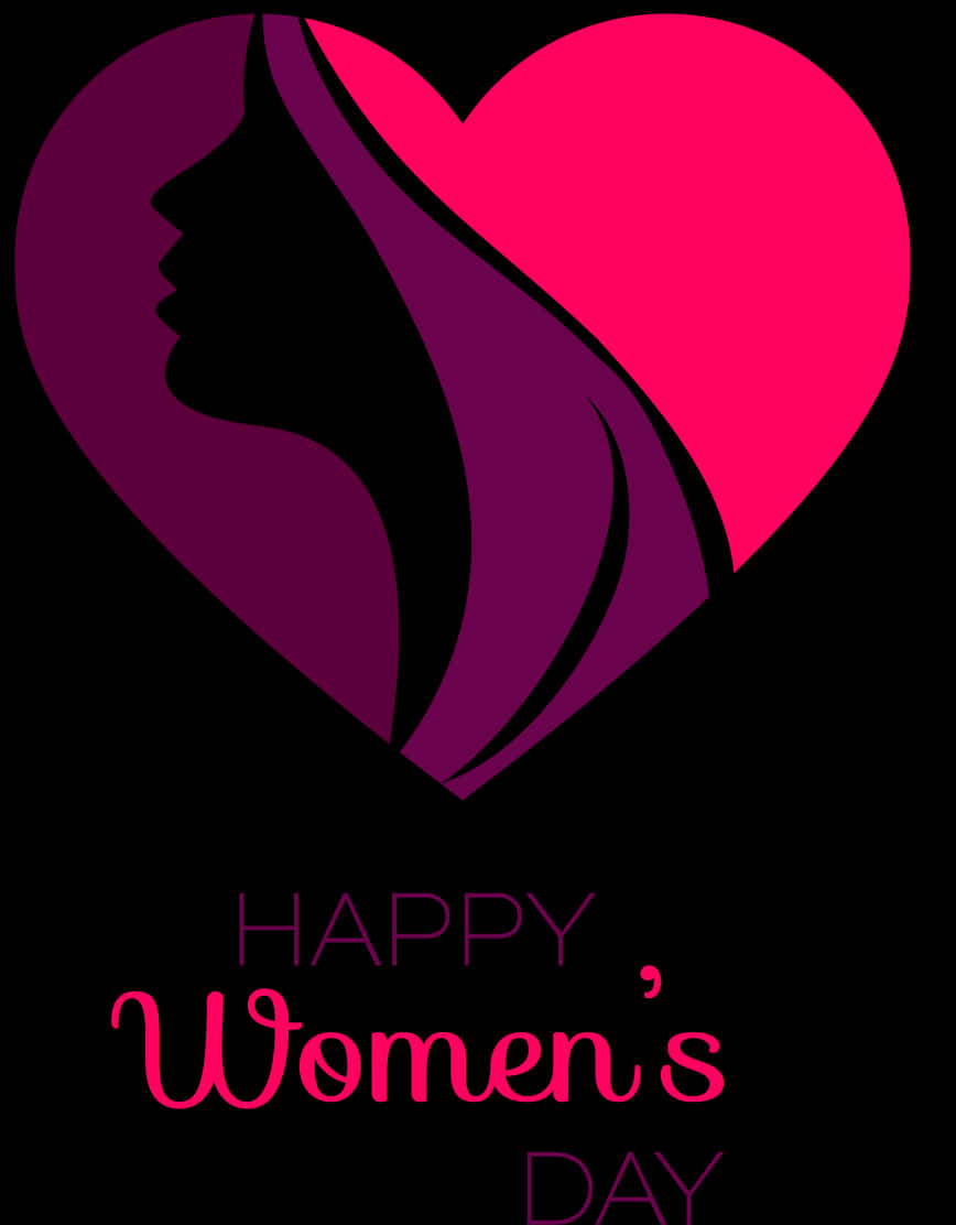 International Womens Day Heart Silhouette