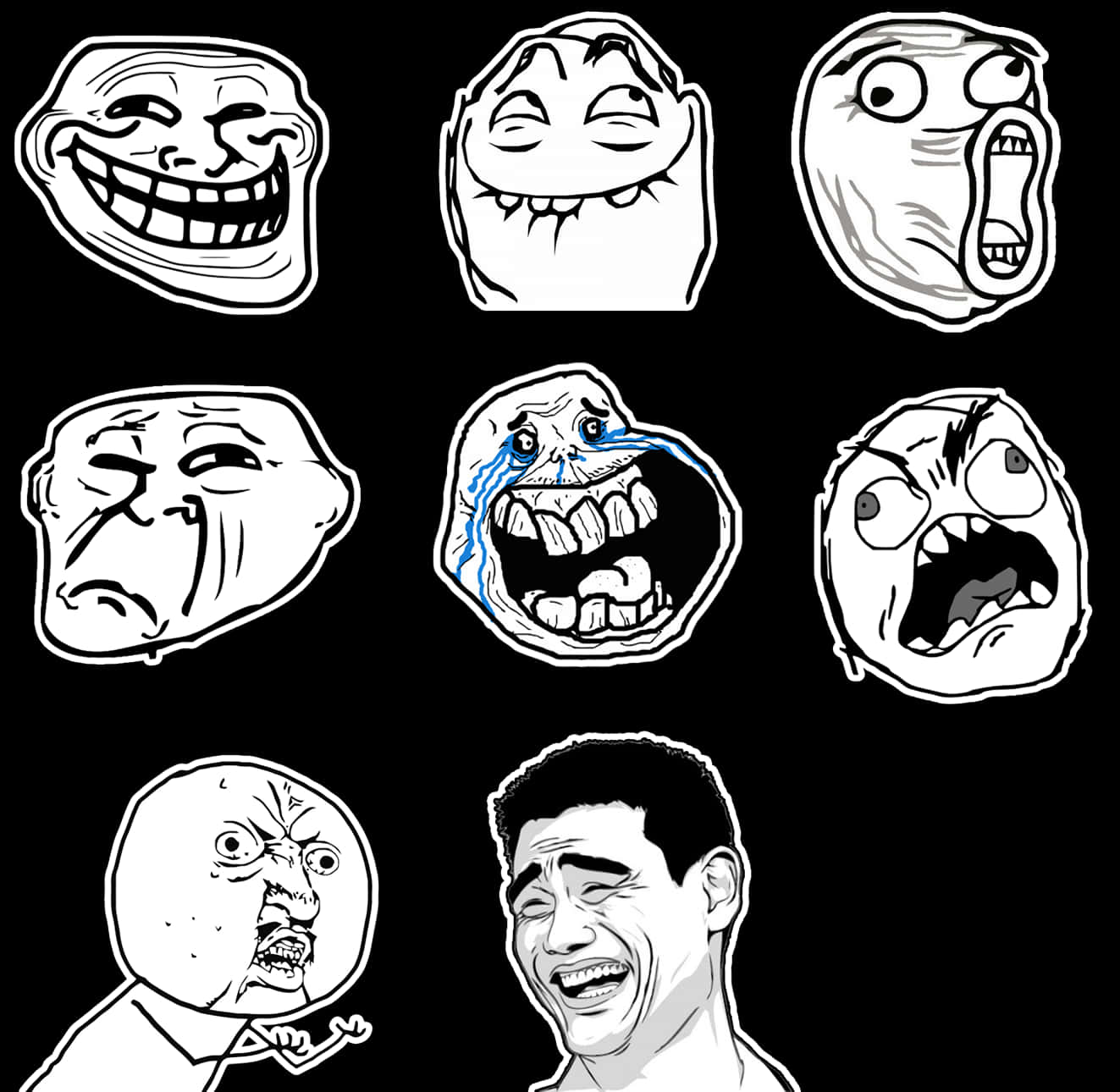 Internet Meme Faces Compilation