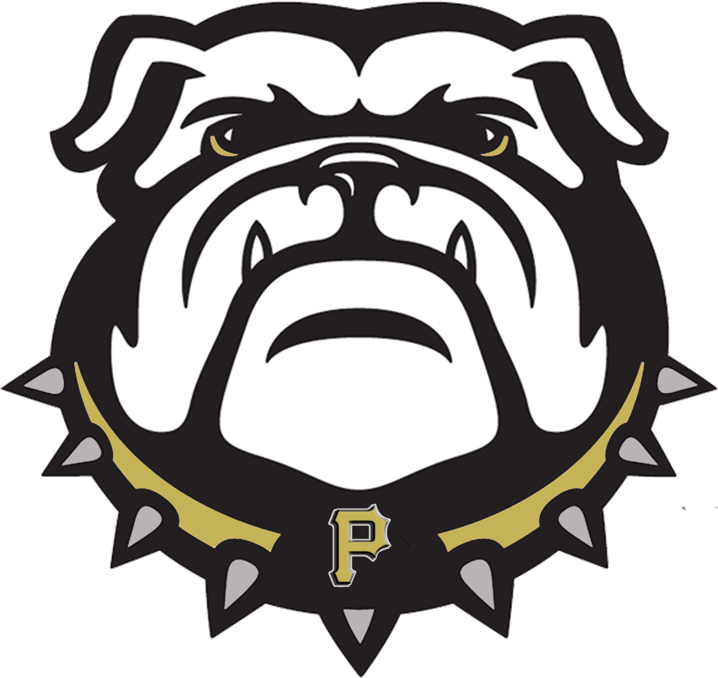 Intimidating Bulldog Mascot Logo PNG with transparent background