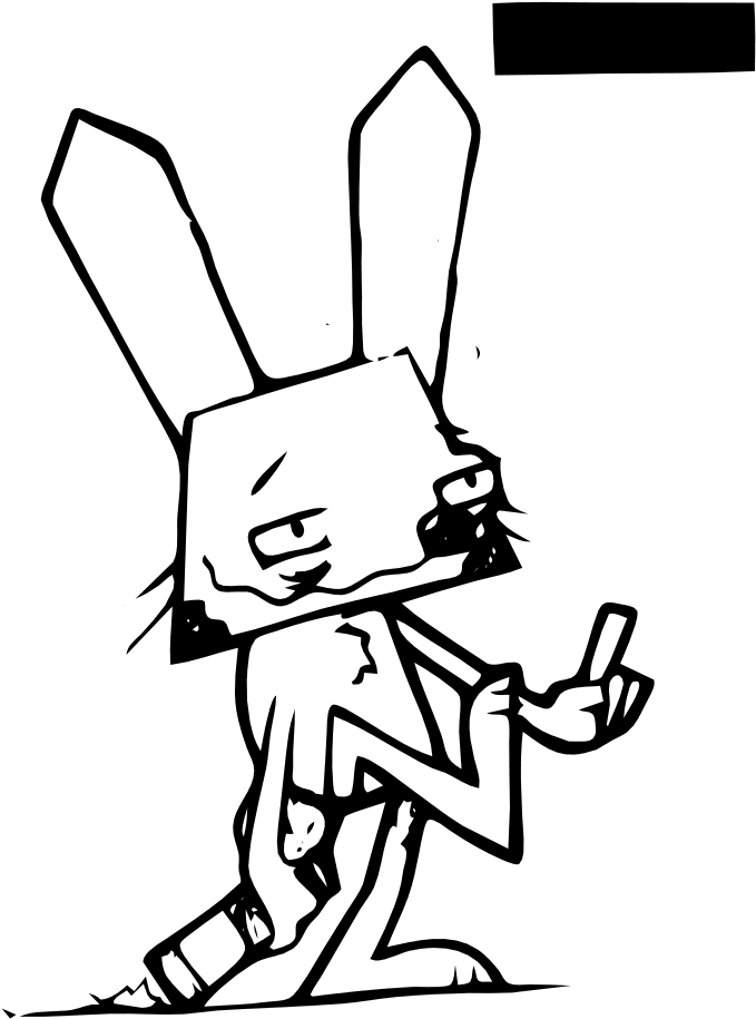 Drunk Rabbit, HD Png Download PNG with transparent background