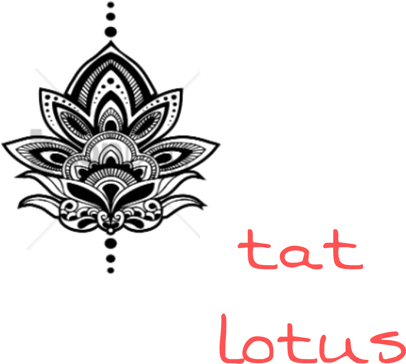 #lotus #doodle #mandala #tattoo - Tattoo Designs Transparent Background, HD Png Download PNG with transparent background