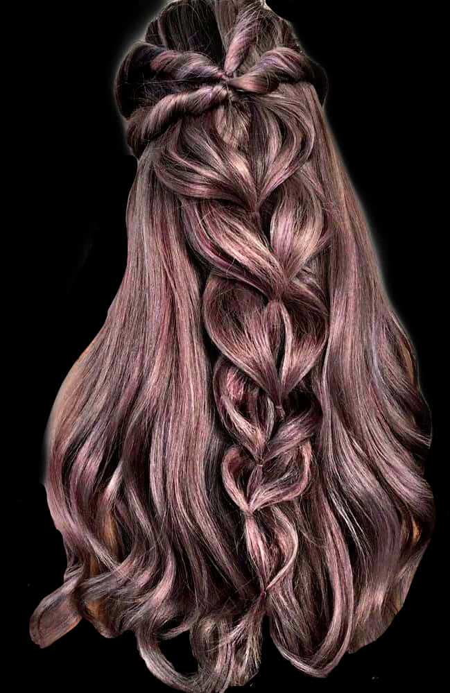 #hair #wig #long #longhair #braid #brunette #pattern - Cute First Date Hairstyles, HD Png Download PNG with transparent background