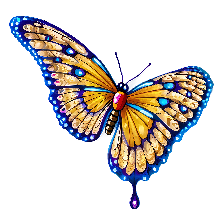 Intricate Butterfly Outline Png 47