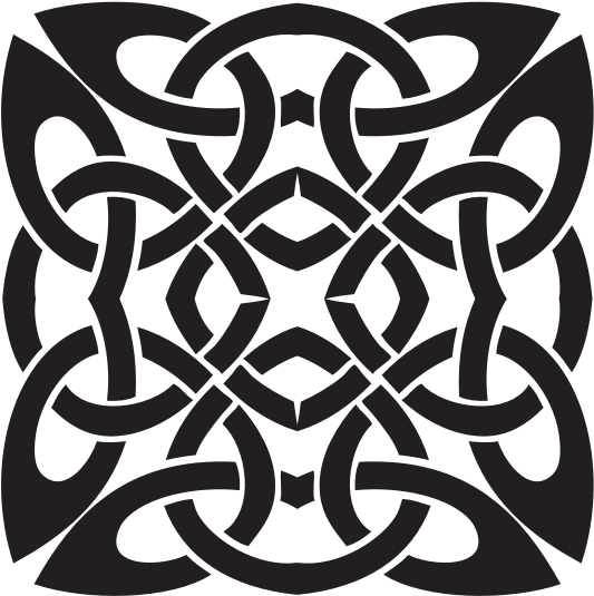 Intricate Celtic Knot Design