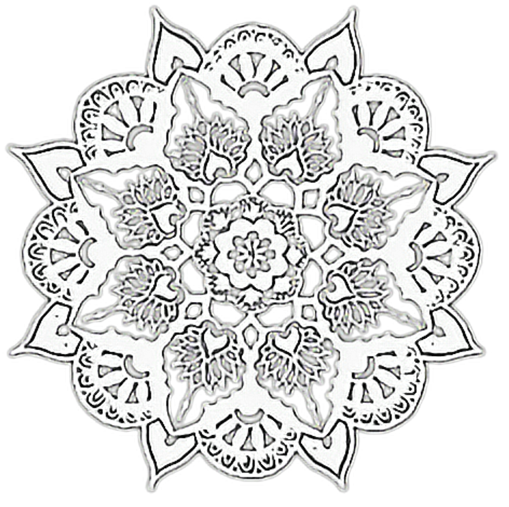 Intricate Floral Mandala Design