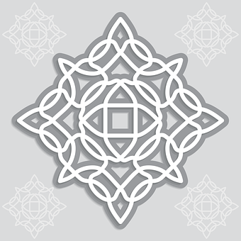 Intricate Geometric Pattern Design PNG with transparent background