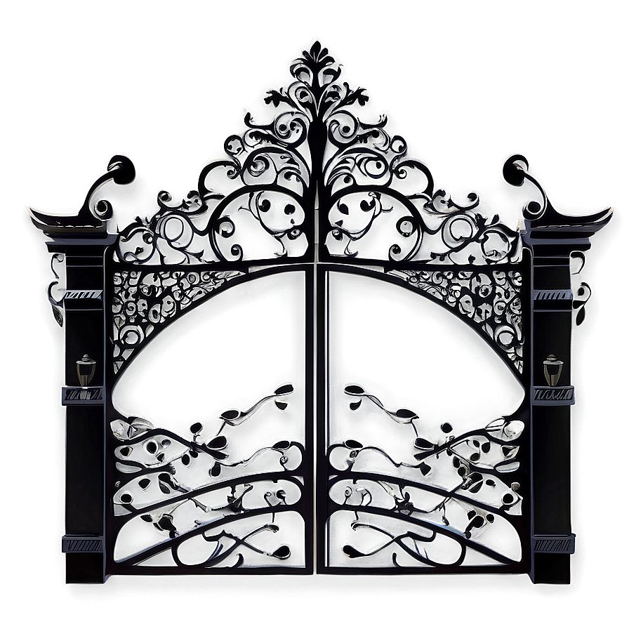 Intricate Lattice Gate Png 05242024