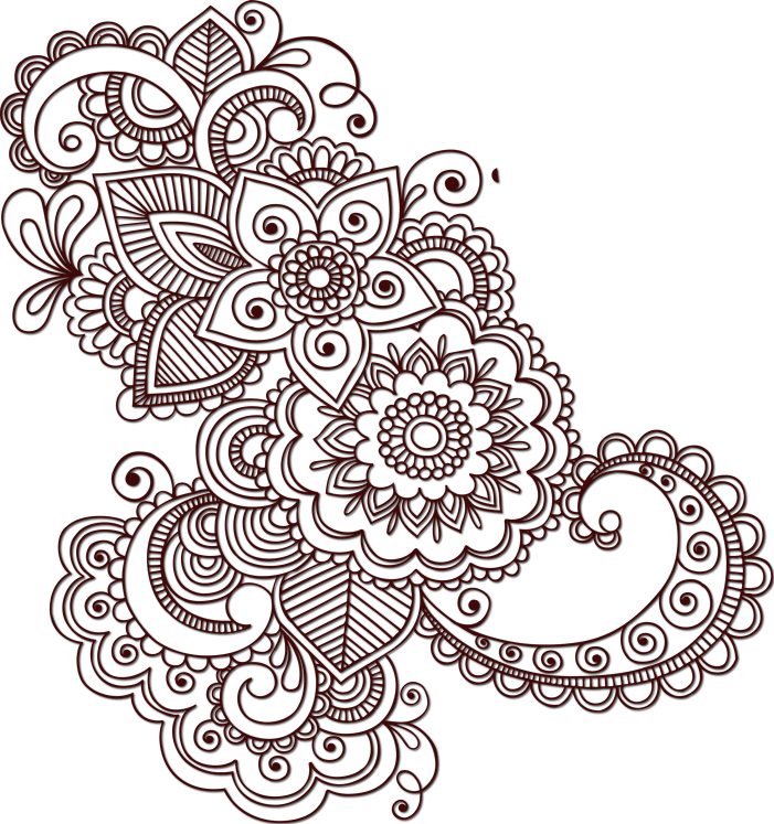 Intricate Mehndi Design Pattern