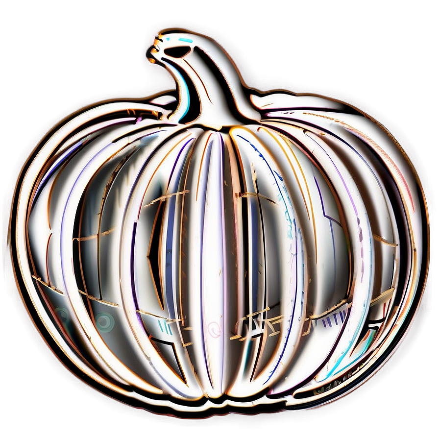 Intricate Pumpkin Outline Creation PNG xgt PNG image with a transparent background, free high-resolution download