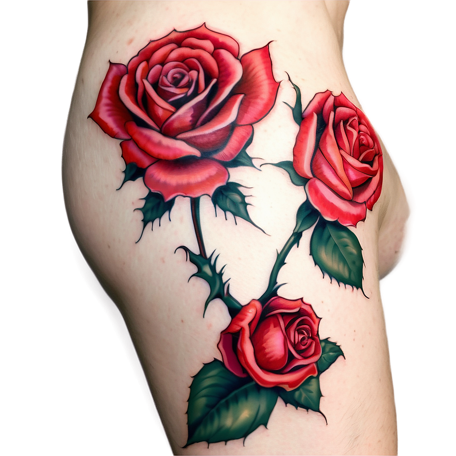 Intricate Rose Tattoo Artwork Png 05252024