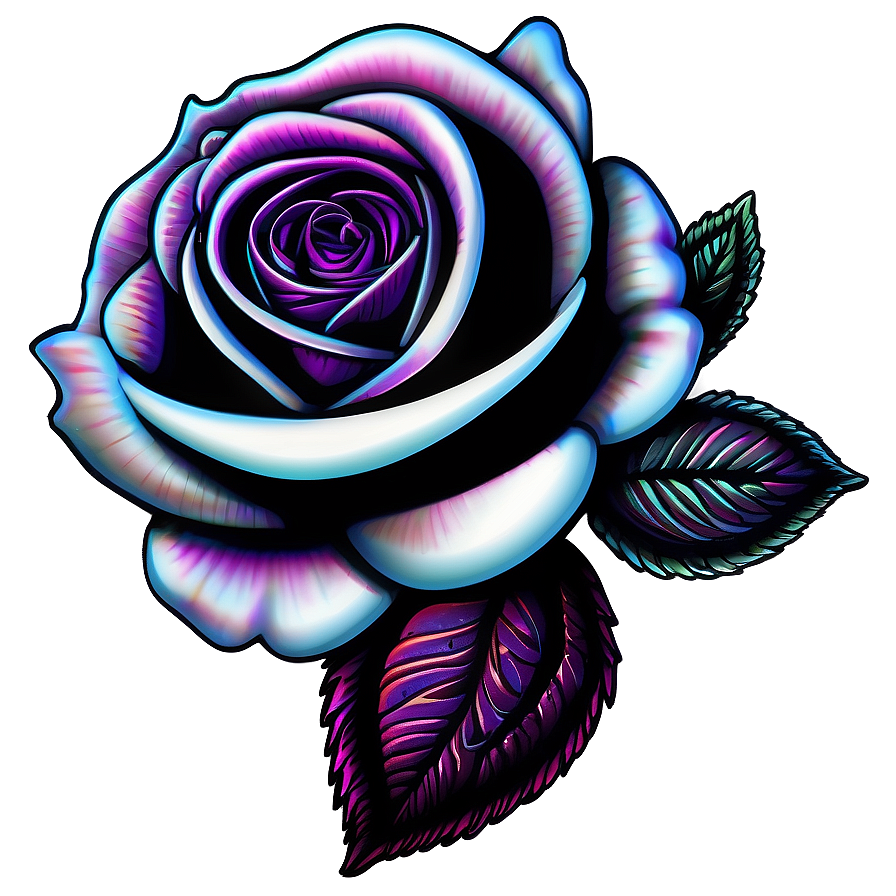 Intricate Rose Tattoo Artwork Png 05252024