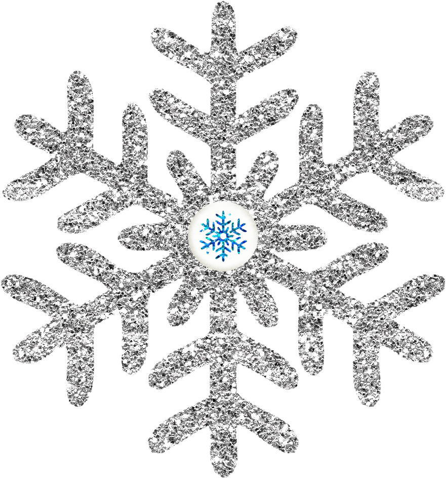 Intricate Silver Snowflake Design