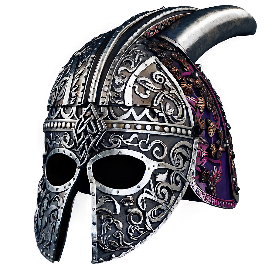 Intricate Viking Helmet Png Ulu21