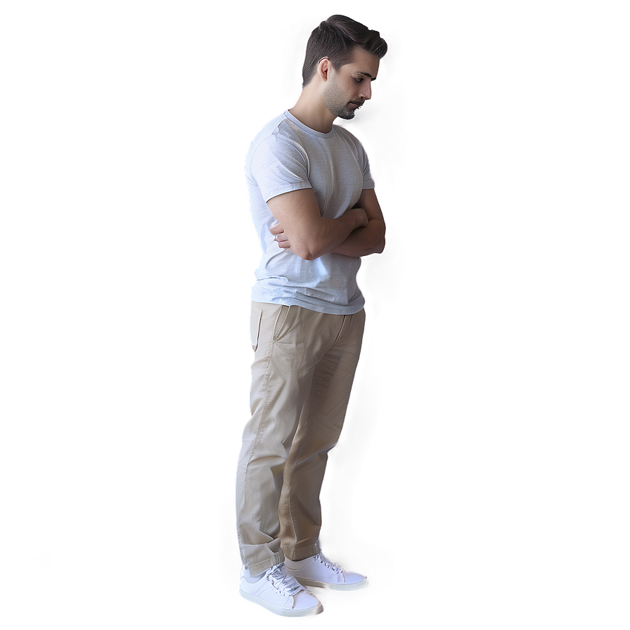 Introspective Male Sketch Png Jfx