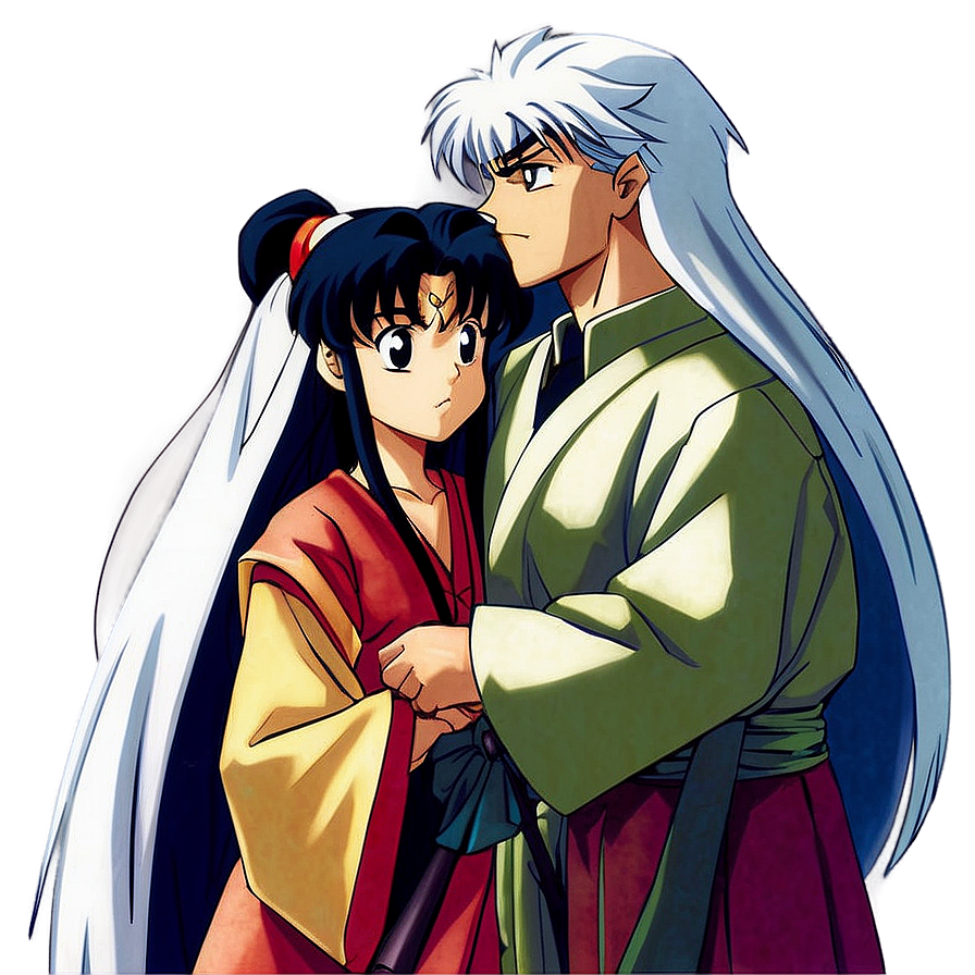 Inuyasha and Kagome PNG 65 PNG with transparent background