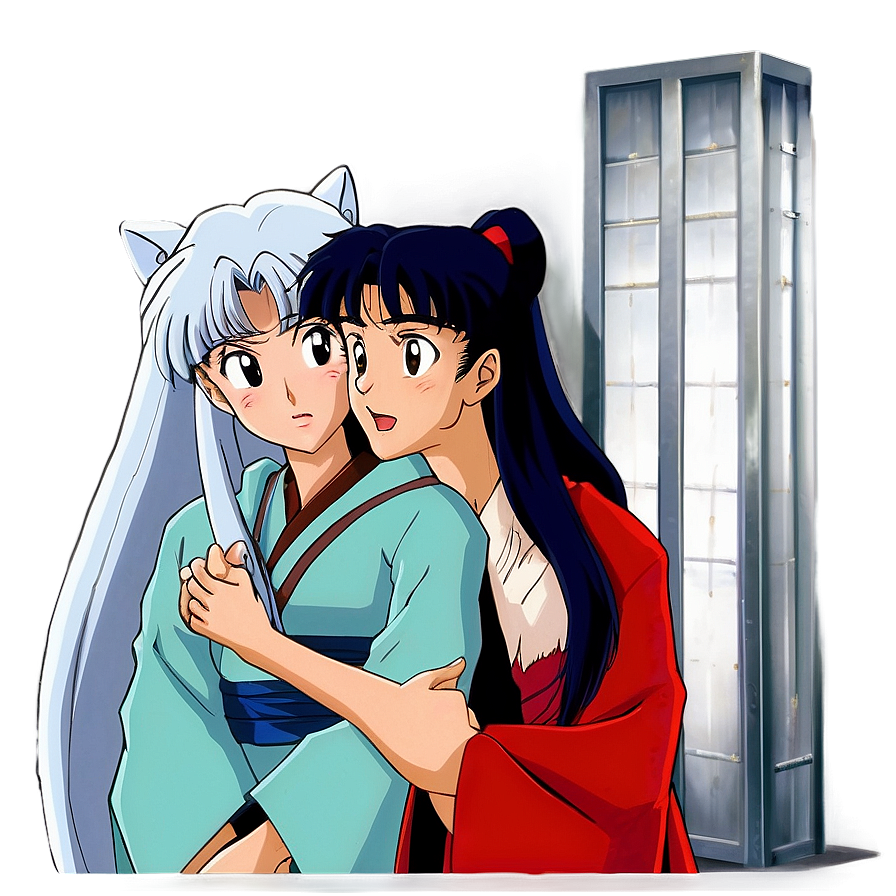 Inuyasha And Kikyo's Tragic Love Png Gqs81