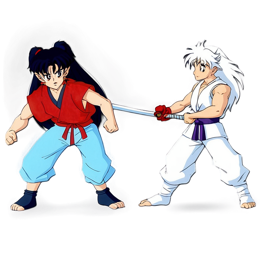 Inuyasha and Sesshomaru Fight PNG evr17 PNG with transparent background