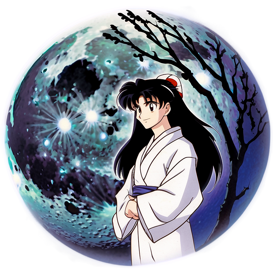 Inuyasha Full Moon Background PNG 82 PNG with transparent background