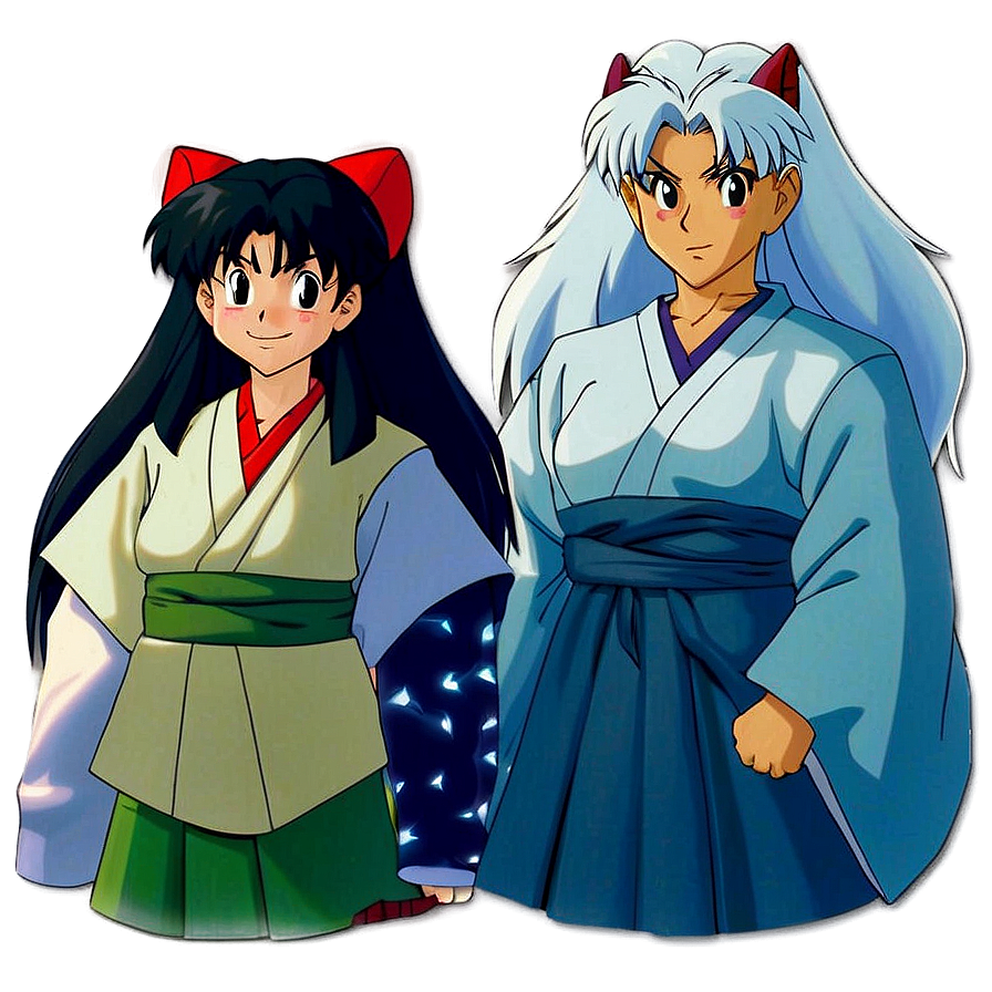 Inuyasha Group Cast PNG 06232024 PNG with transparent background