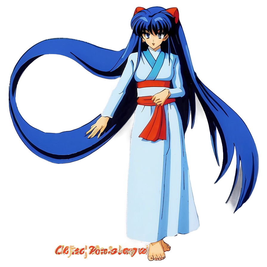 Inuyasha Kagura Wind Sorceress PNG cjc34 PNG with transparent background
