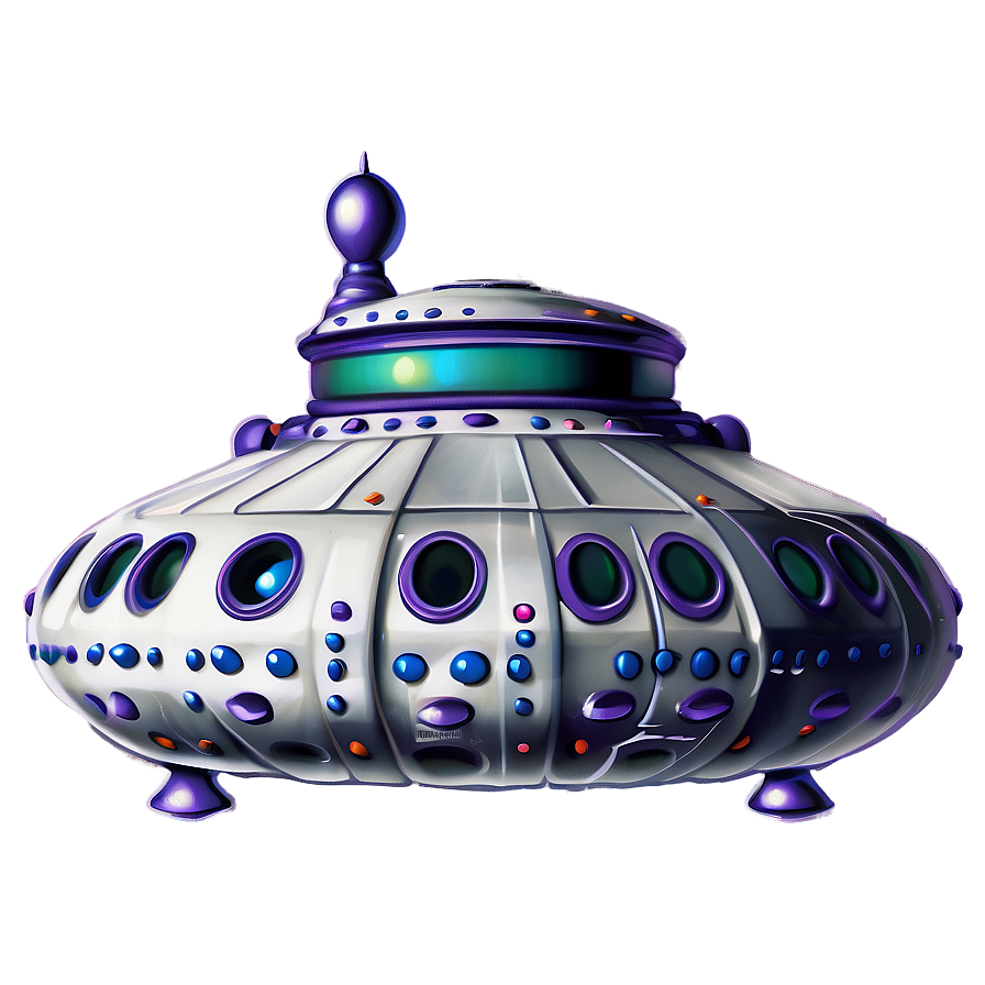 Invaders Style Flying Saucer Png Plh28