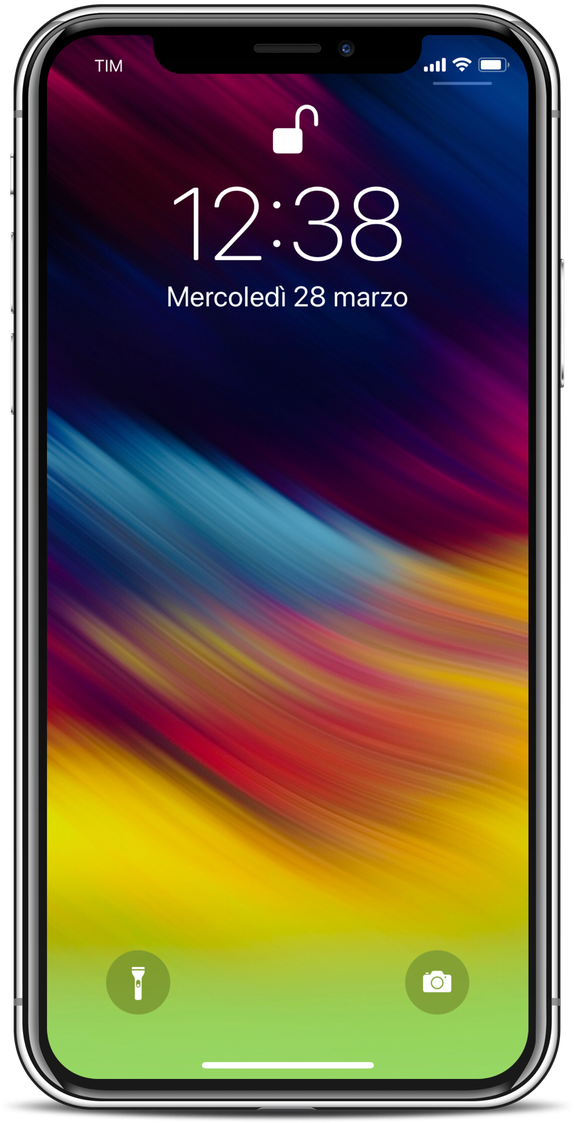 Iphone Lock Screen Png - Iphone X, Transparent Png PNG with transparent background