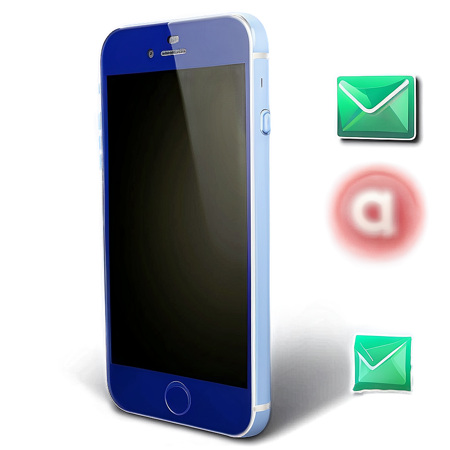 Iphone With Email Notification Alert Png 49