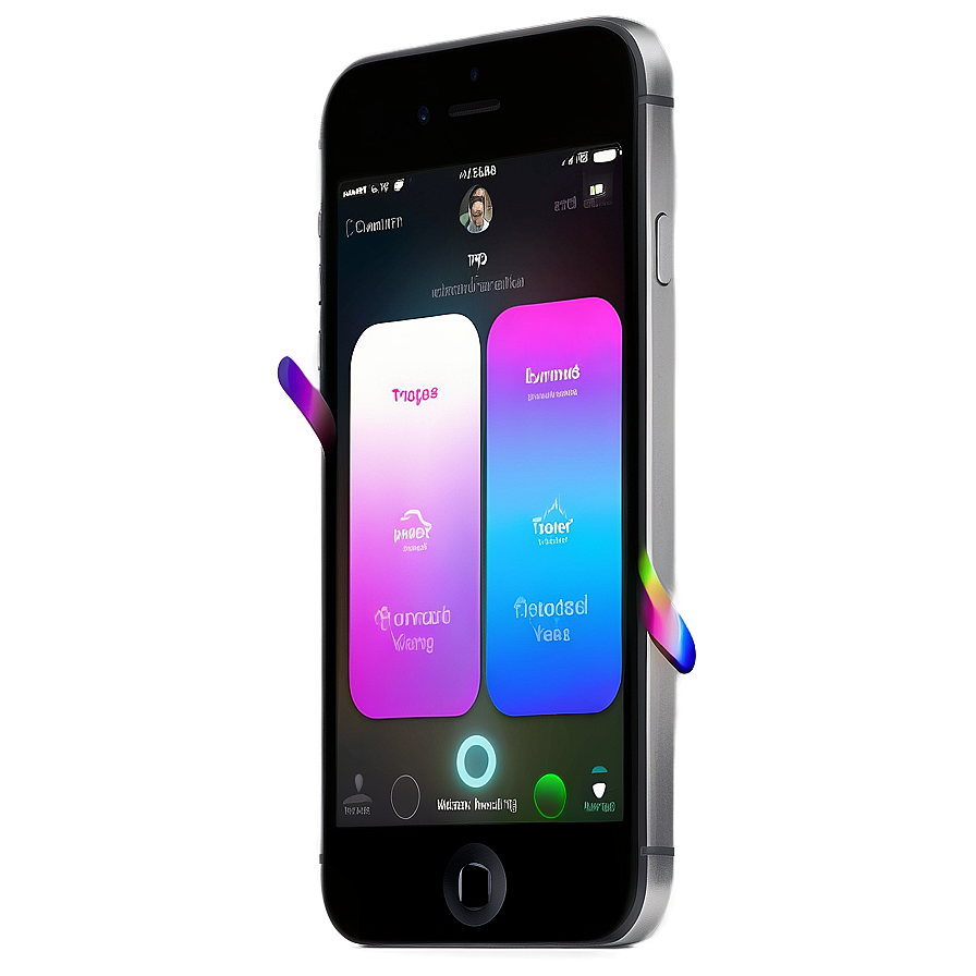 Iphone With Siri Activation Png 47