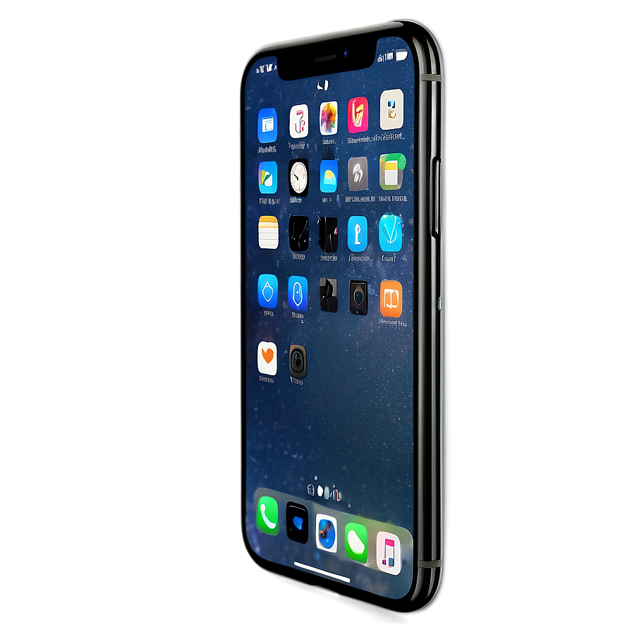 iPhone X Environmental Impact PNG job PNG with transparent background