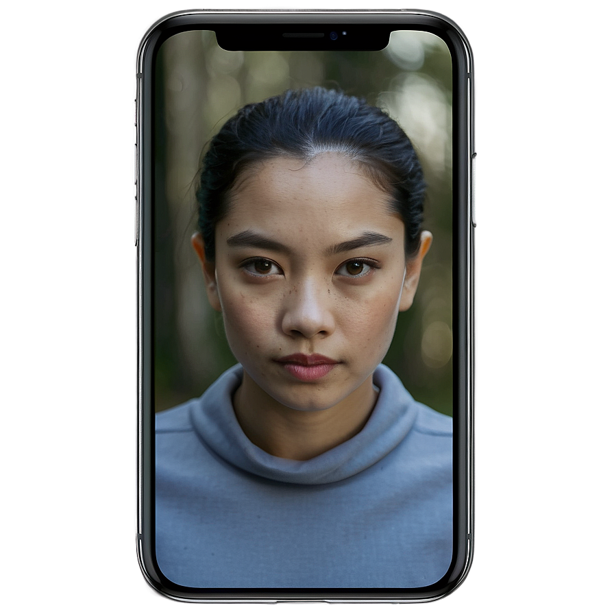 iPhone X Face ID Technology PNG 06202024 PNG with transparent background