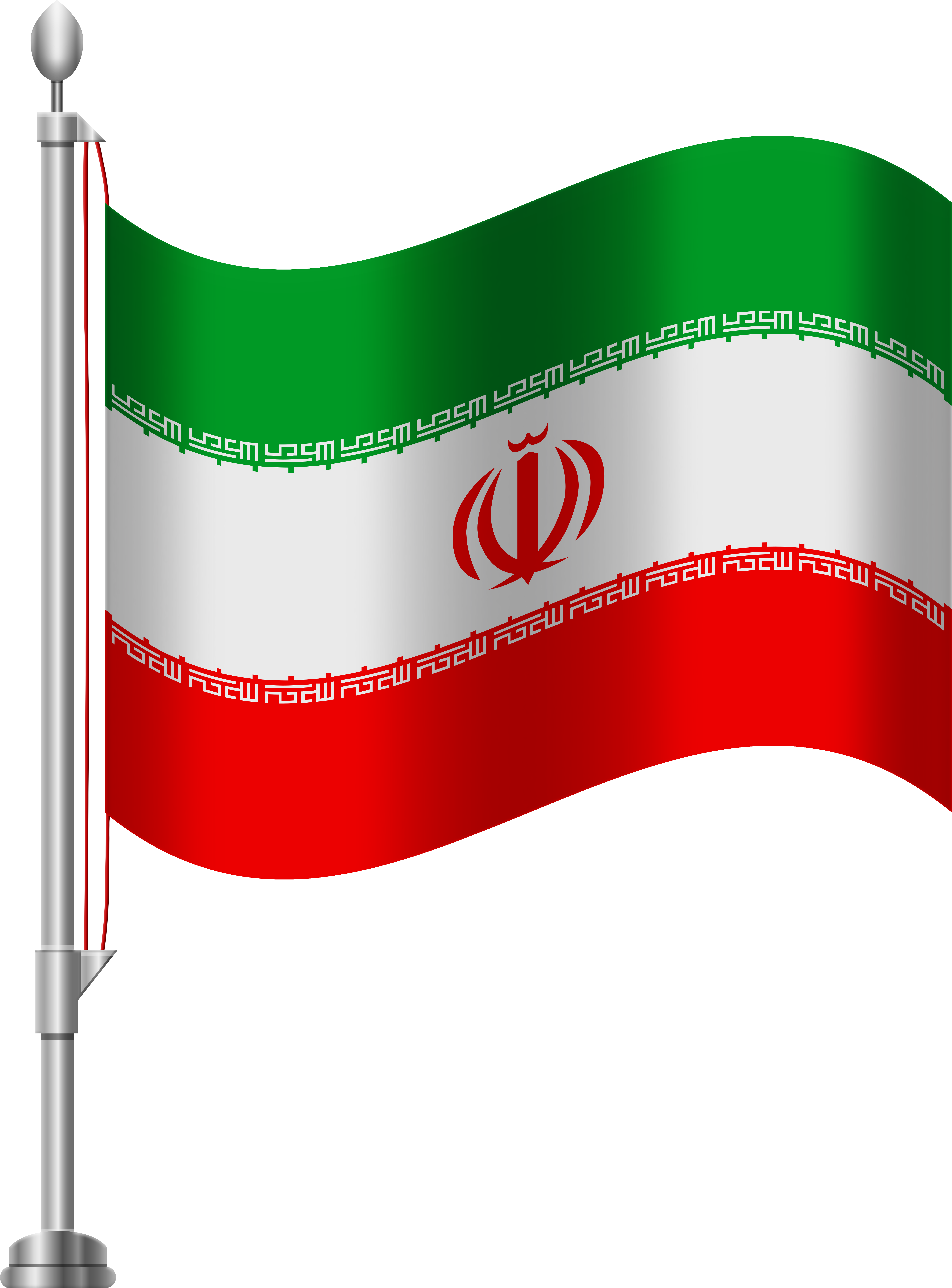 Iran Flag Png Clip Art, Transparent Png PNG with transparent background