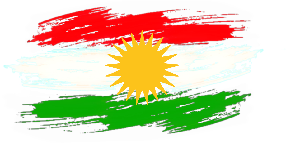 Iraqi Flag Artistic Interpretation PNG with transparent background