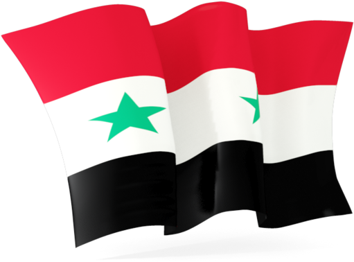 Iraqi Flag Waving PNG with transparent background