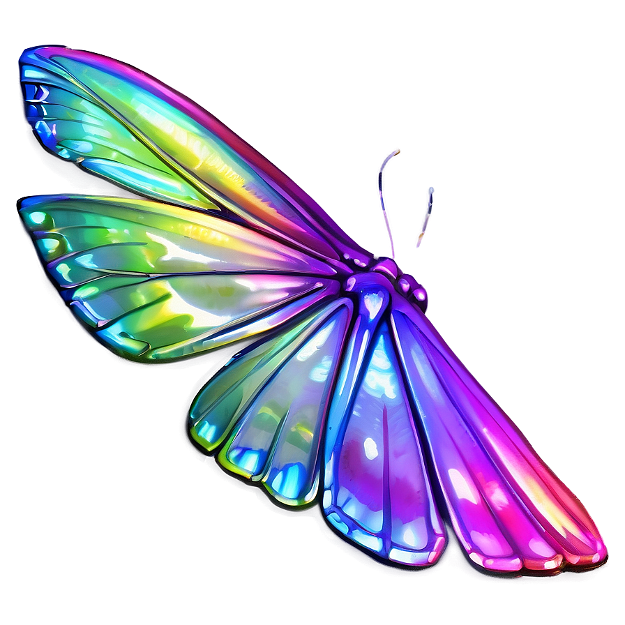 Iridescent Fairy Wing Png 06132024