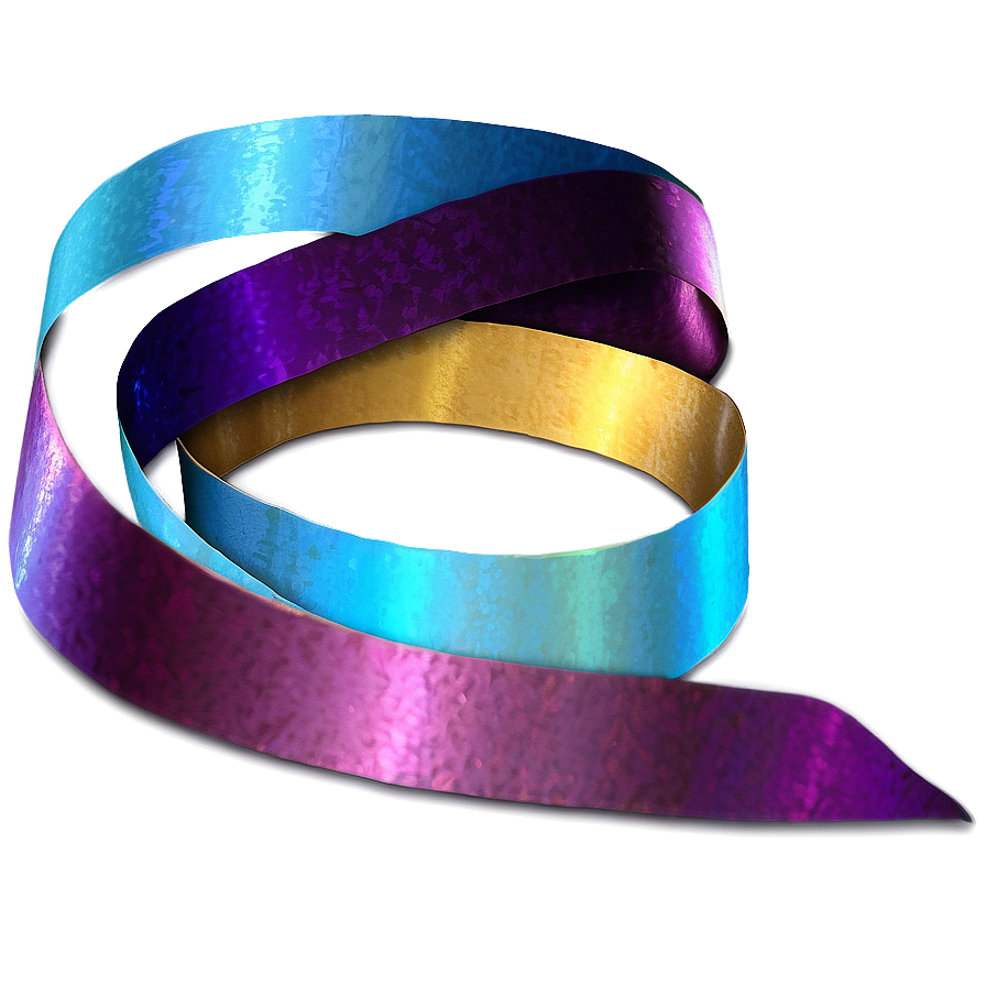 Iridescent Ribbon PNG 06242024 PNG with transparent background