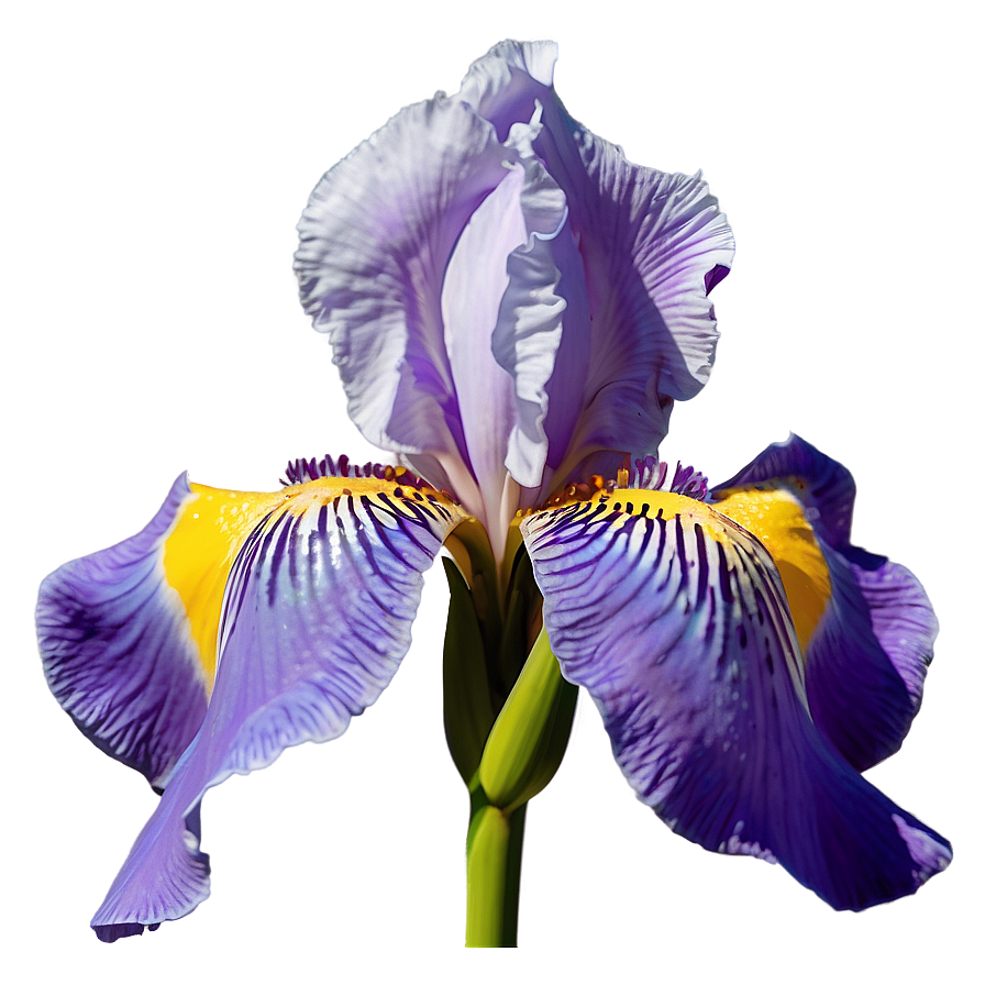 Iris Flower Decal Design Png 92