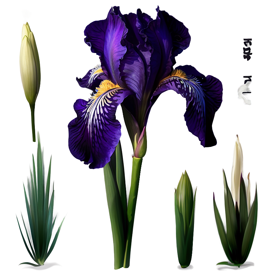 Iris Flower Transparent Png Crv