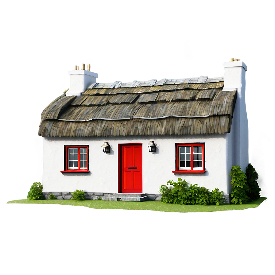 Irish Traditional Cottage Png 06232024