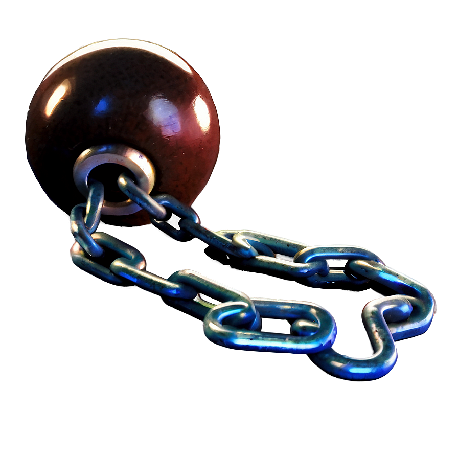 Iron Ball And Chain Cartoon Png 06282024