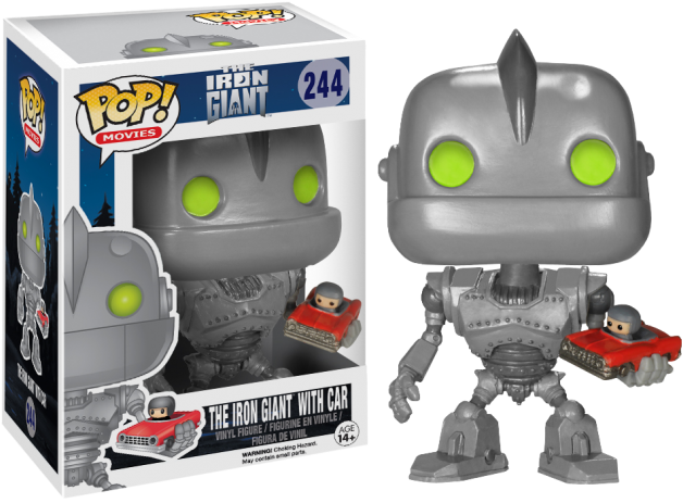 Iron Giant Funko Pop With Car